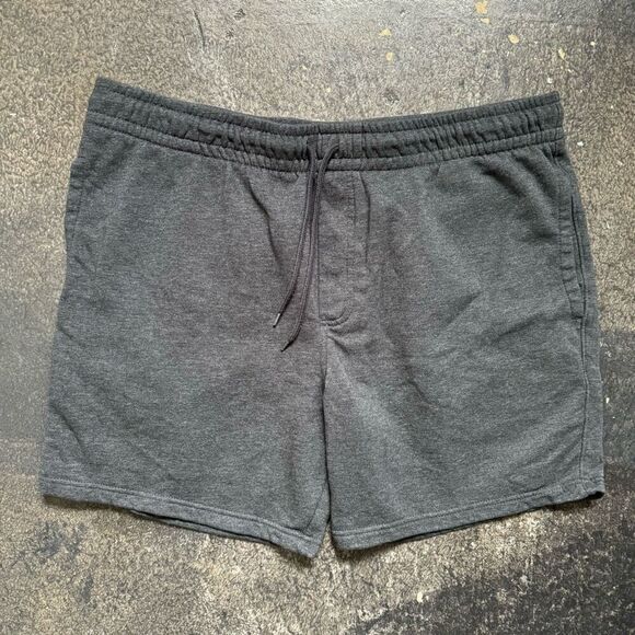 Goodfellow Grey Cotton Blend Shorts W Drawstrings Essential Mens Size XL - Picture 1 of 8